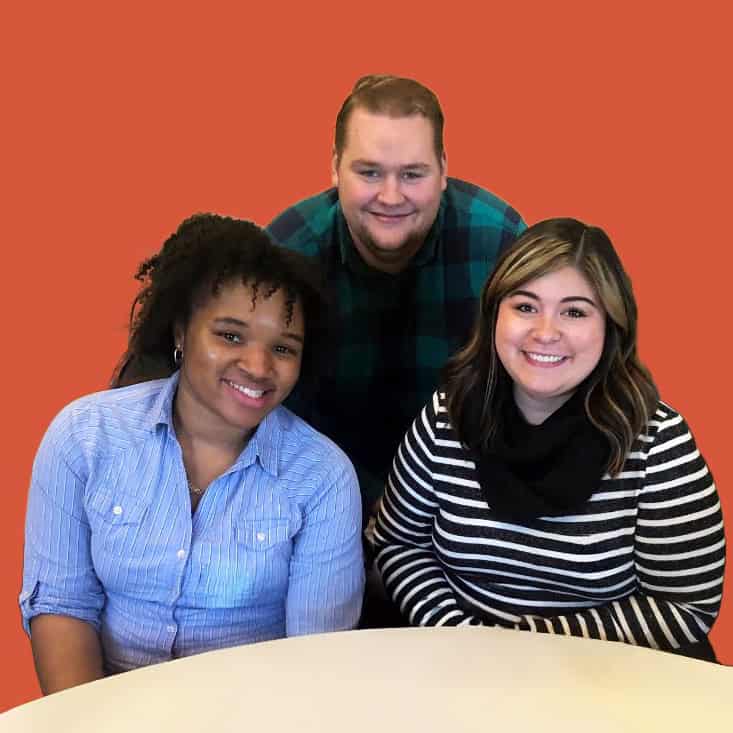 Three young professional Supported Living